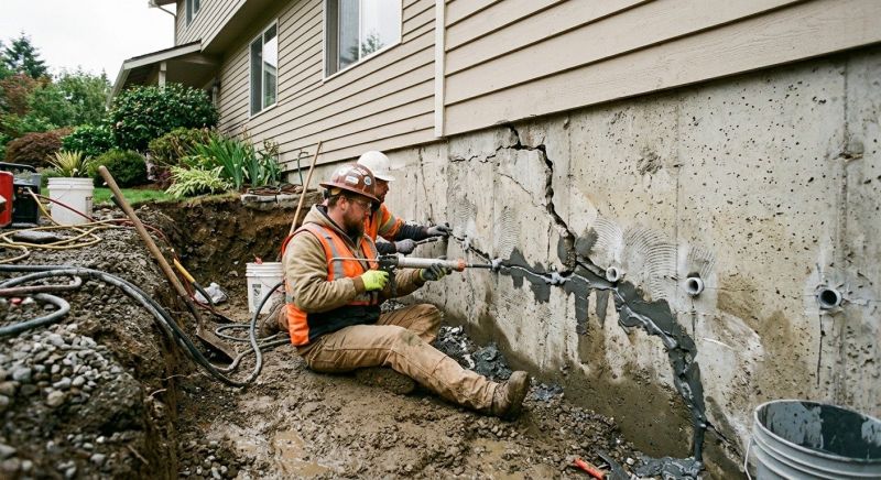 Basement Foundation Repair in Middletown, NJ