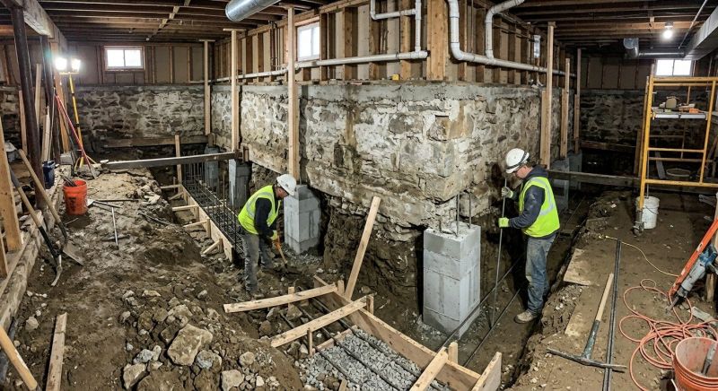 Basement Underpinning in Hoboken, NJ