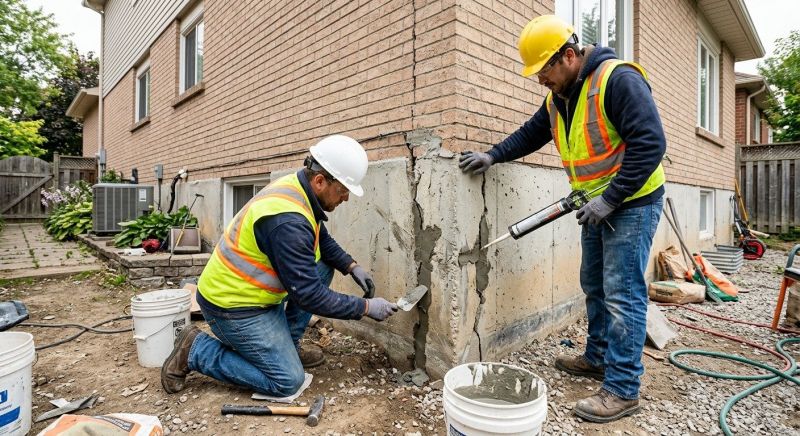 Building Foundation Repair in Hewlett, NY