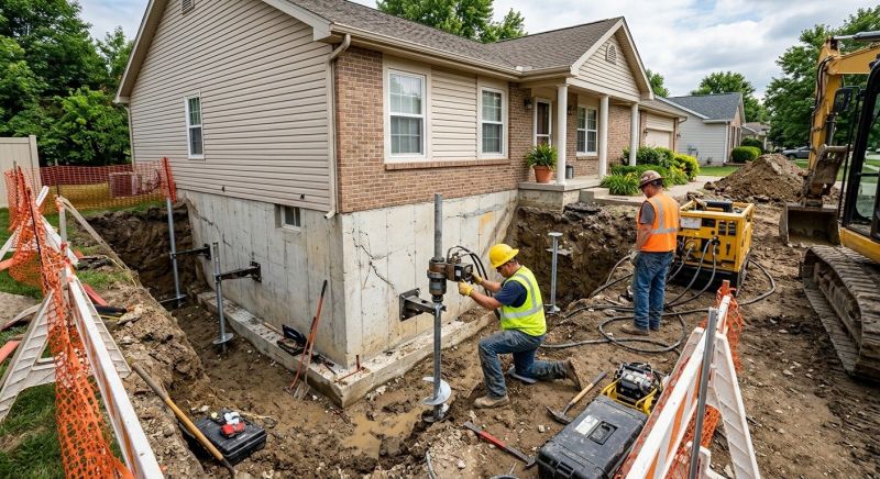 Building Foundation Repair in New Hyde Park, NY