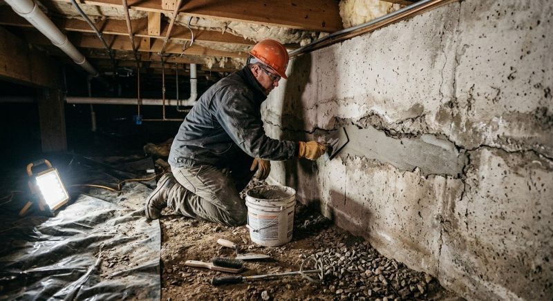 Concrete Foundation Repair in Glen Head, NY