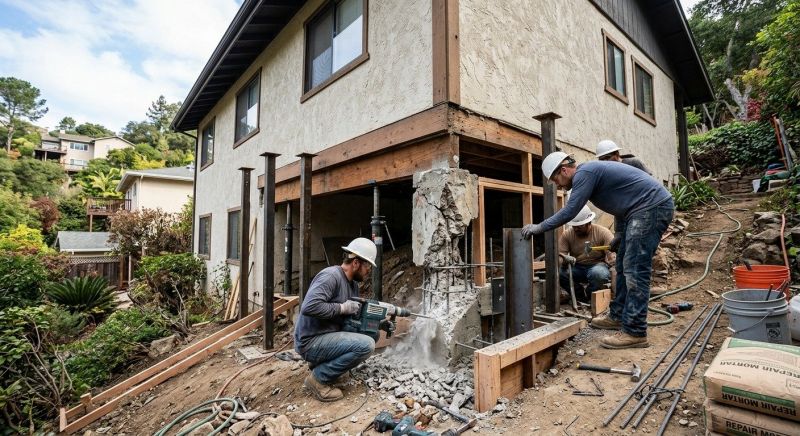 Concrete Foundation Repair in Madison, NJ
