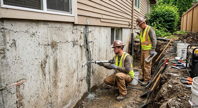 Cracked Foundation Repair in Bayside, NY