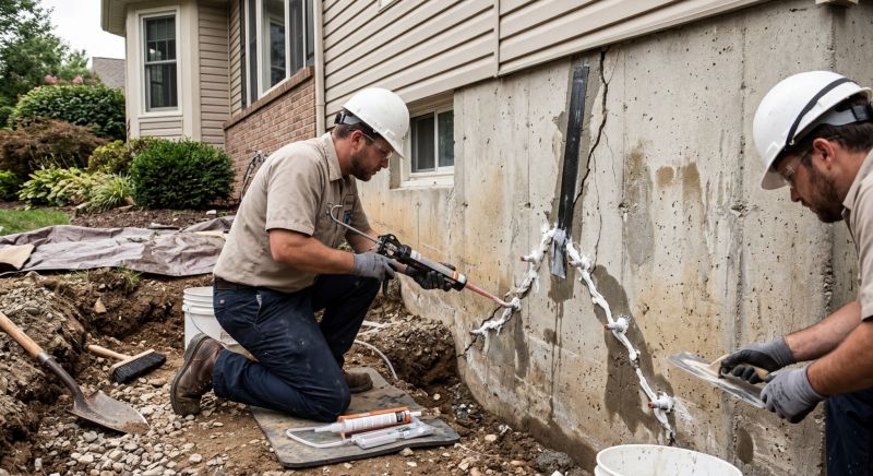 Cracked Foundation Repair in Essex County, NJ