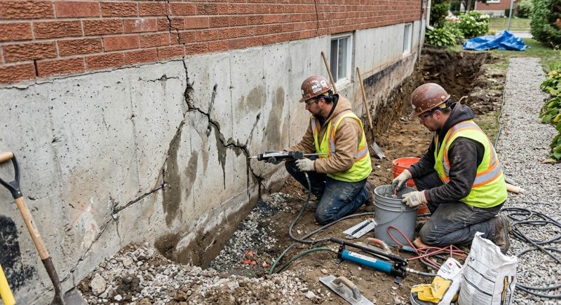 Cracked Foundation Repair in Green Village, NJ
