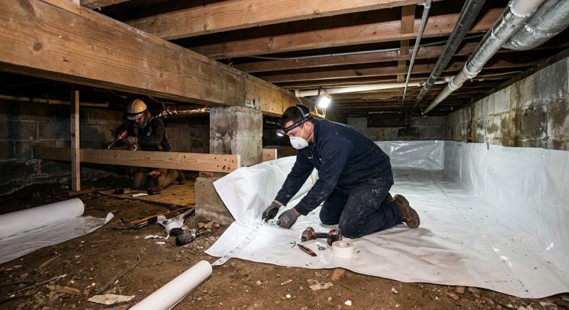 Crawl Space Leveling in Hoboken, NJ