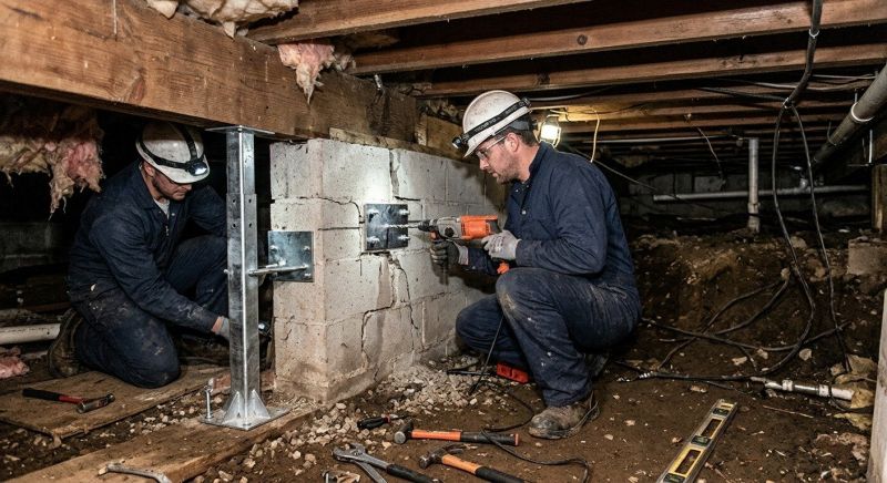 Crawlspace Foundation Repair in Bogota, NJ