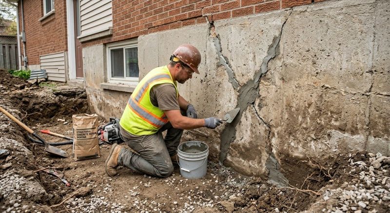 Foundation Crack Repair in Bronx, NY