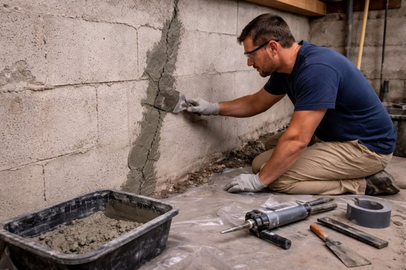 Foundation Crack Repair in South Richmond Hill, NY