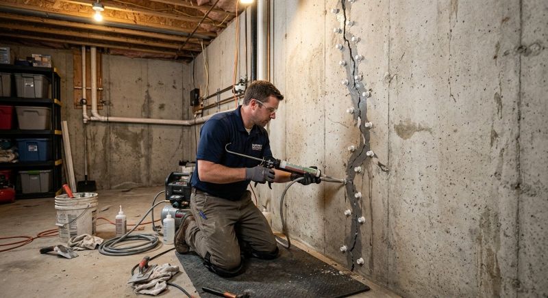 Foundation Crack Sealing in Hoboken, NJ