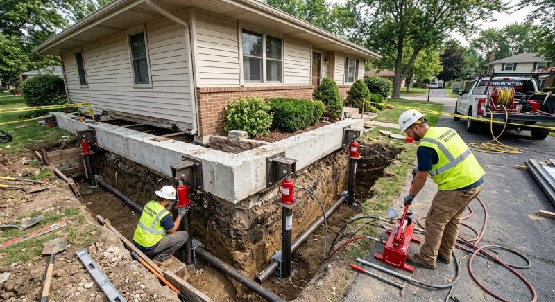Foundation Jacking in Florham Park, NJ