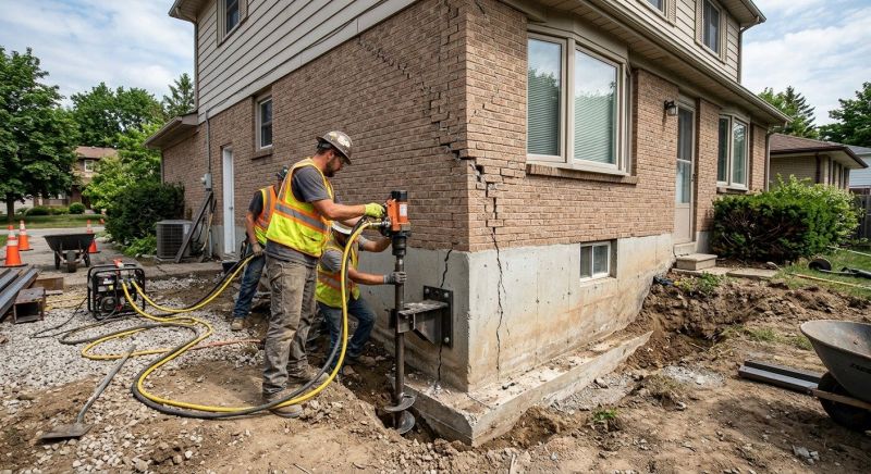 Foundation Lifting in Elizabeth, NJ
