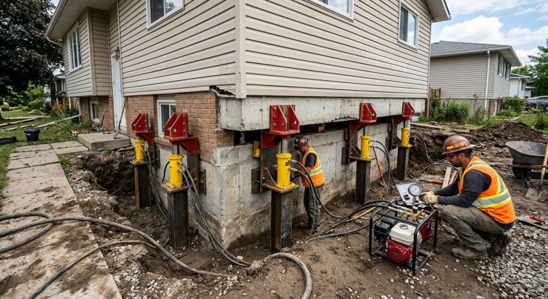 Foundation Lifting in Elizabeth, NJ