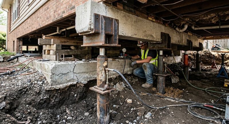Foundation Lifting in Great Neck, NY