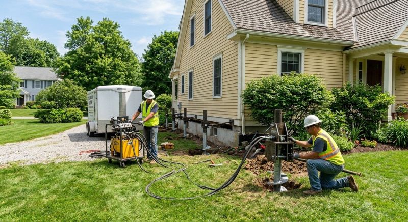 Foundation Lifting in Irvington, NY