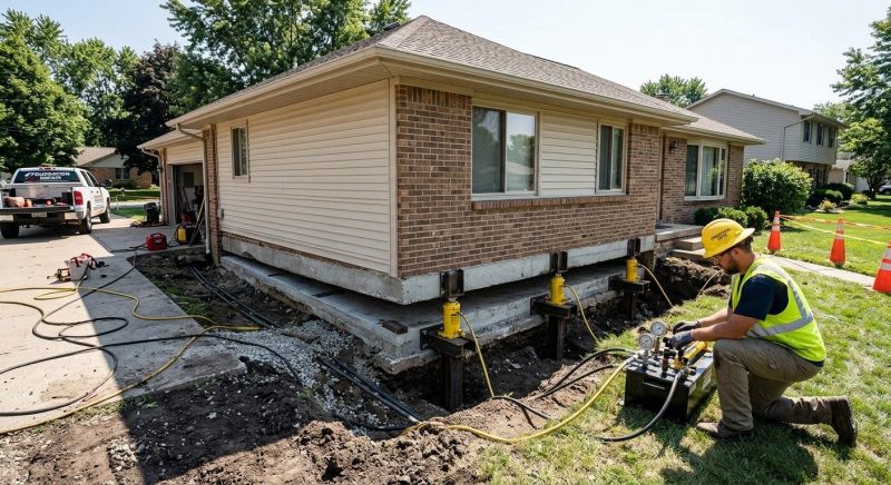 Foundation Lifting in Oceanside, NY
