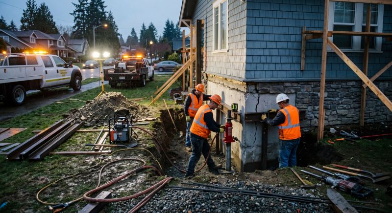 Foundation Stabilizing in Bergen County, NJ