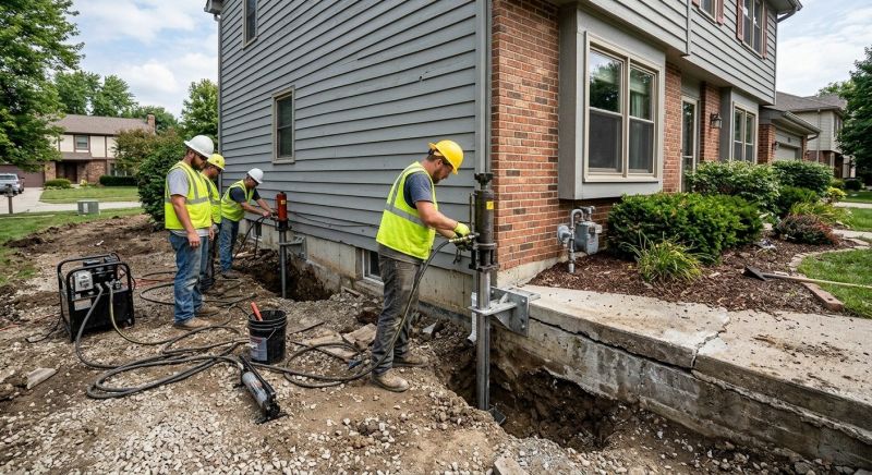 Foundation Stabilizing in Florham Park, NJ