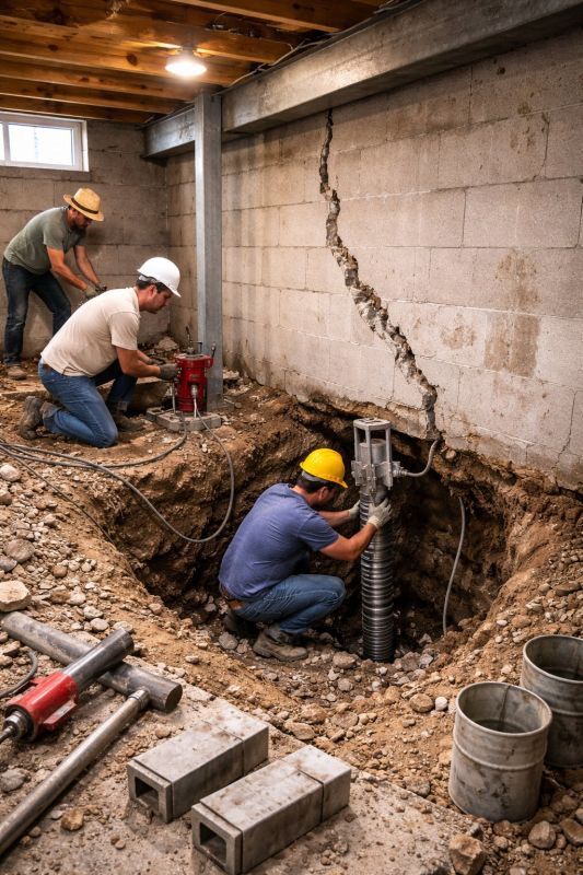 Foundation Structural Repair in Kearny, NJ
