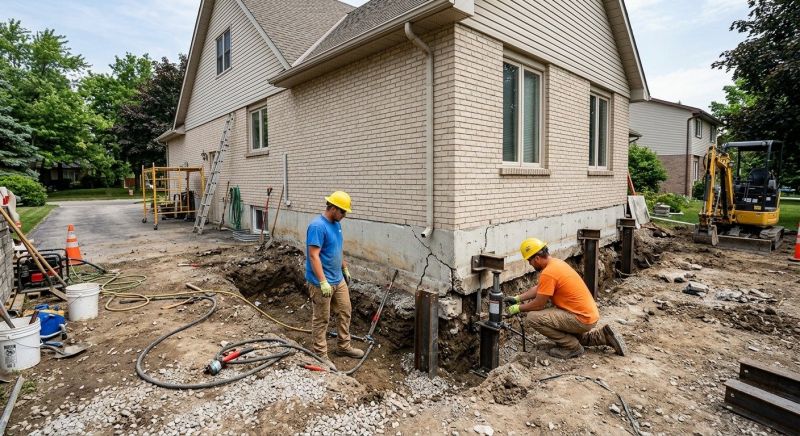Helical Piers Installation in Hoboken, NJ