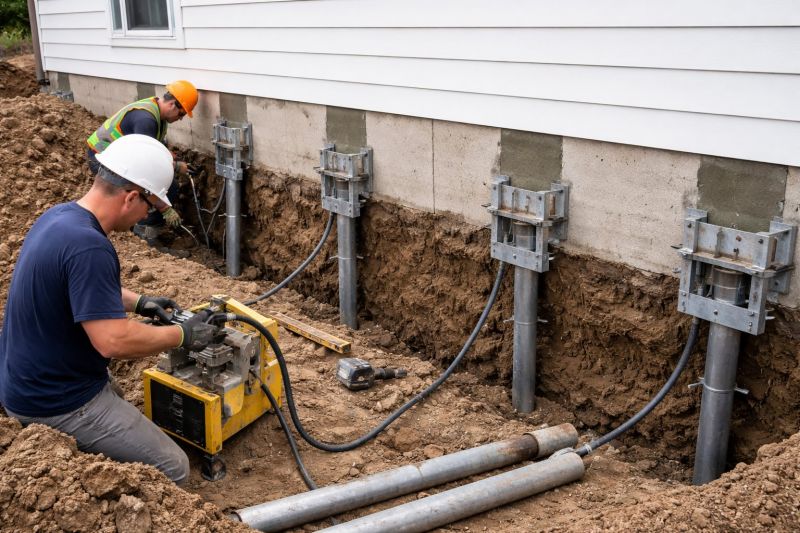 Helical Piers Installation in Hoboken, NJ