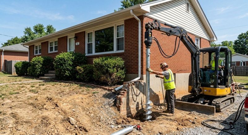 Helical Pile Installation in Hoboken, NJ