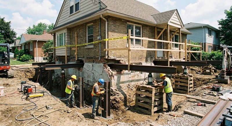 House Foundation Repair in Passaic County, NJ