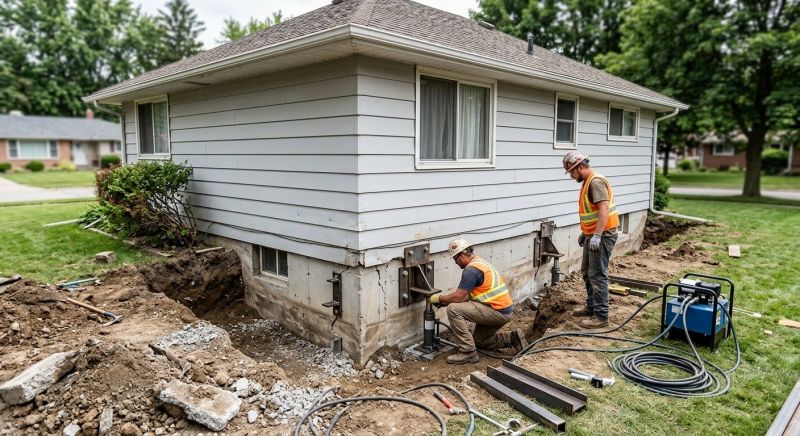 House Foundation Repair in South Richmond Hill, NY