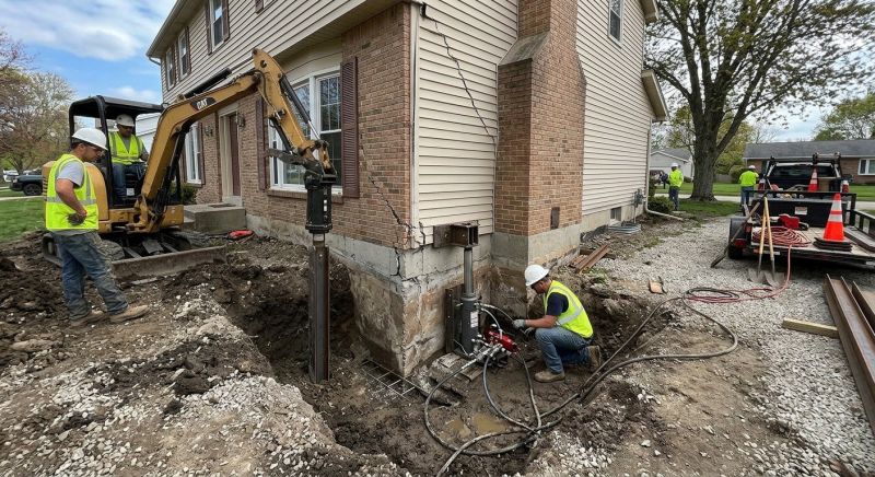 Sinking Foundation Repair in Bayonne, NJ