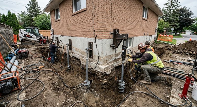 Sinking Foundation Repair in Forest Hills, NY