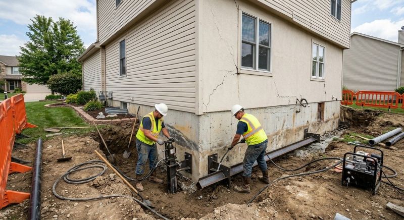 Sinking Foundation Repair in Gillette, NJ