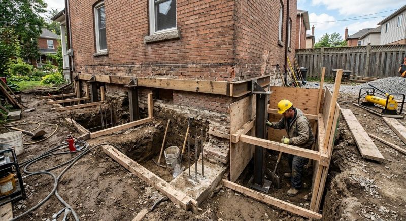 Structural Underpinning in Hoboken, NJ
