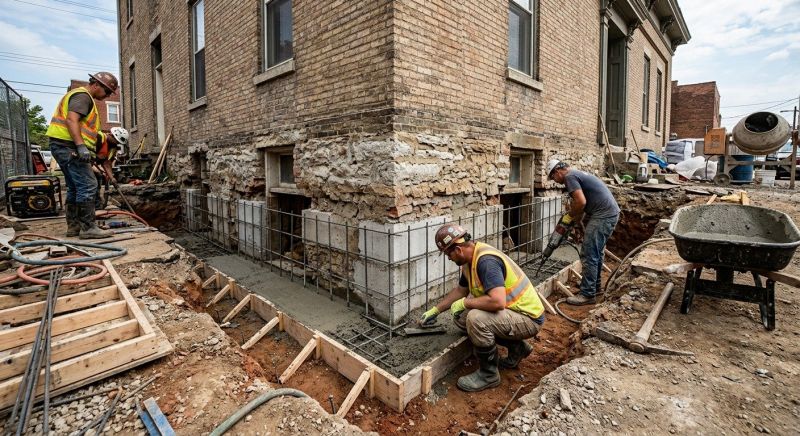 Structural Underpinning in Hoboken, NJ